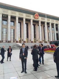 欧博国际总经理张天乐入选中国侨联青年委员，在人民大会堂接受党和国家领导人会见